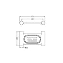 Nero New Mecca Soap Dish Holder - Brushed Nickel