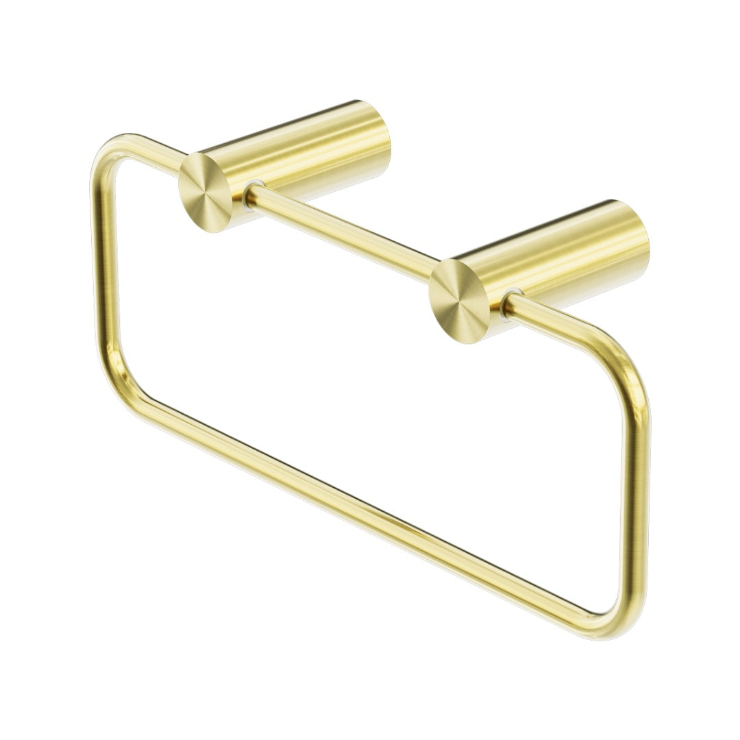 Nero New Mecca Towel Ring - Brushed Gold - NR2380aBG