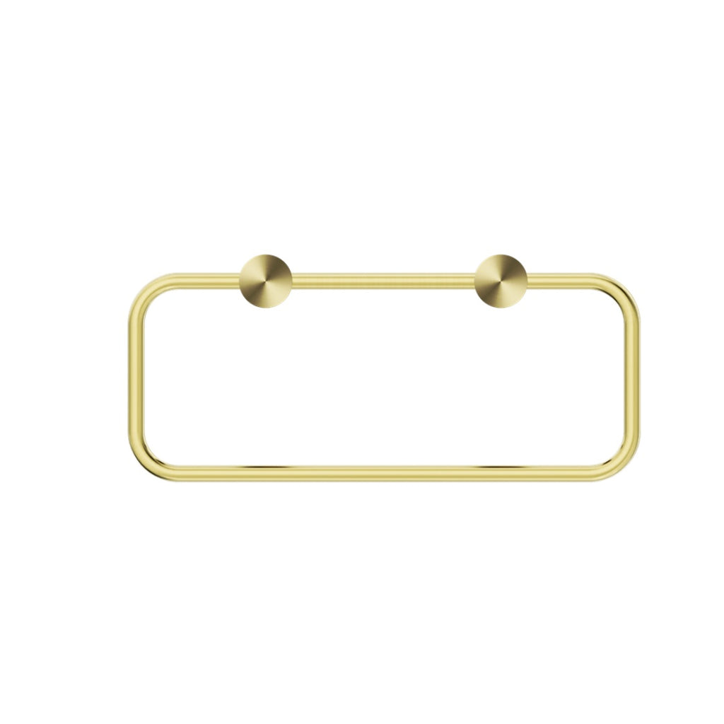 Nero New Mecca Towel Ring - Brushed Gold - NR2380aBG