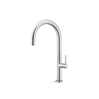 Newform Modo Kitchen Mixer Round Spout with Pull-Out Spray - Chrome - 65025Q.21.018