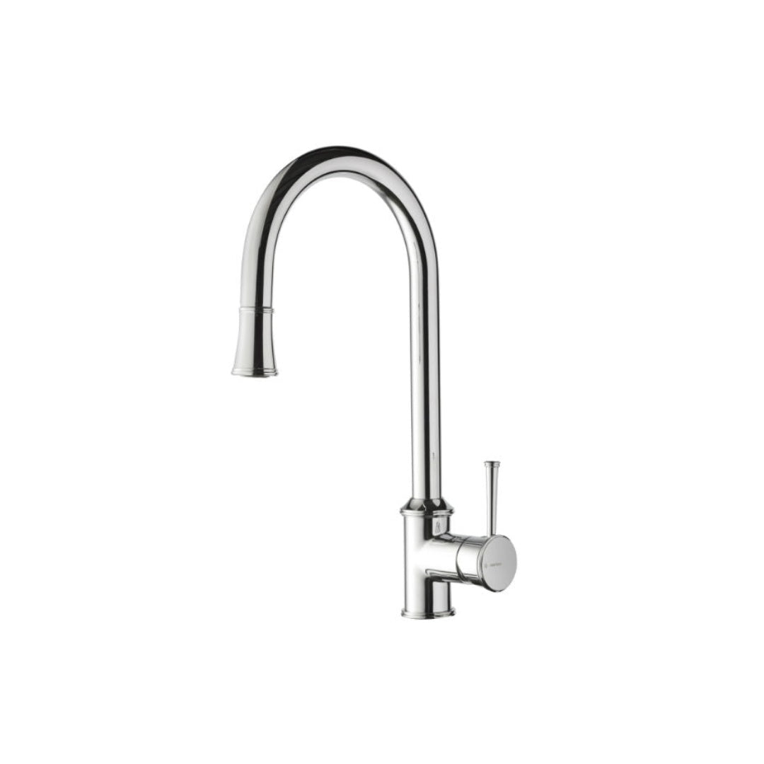 Newform Real Kitchen Mixer with Pull-Out Spray - Chrome - 63445Q.21.018