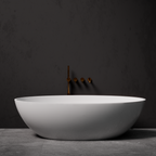 Pietra Bianca Nice 1800mm Freestanding Bath - Black - PBS1057-Black