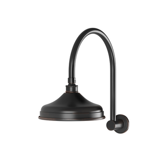Phoenix - Nostalgia - NS125-33 - Vintage Shower Arm & Rose - Antique Black