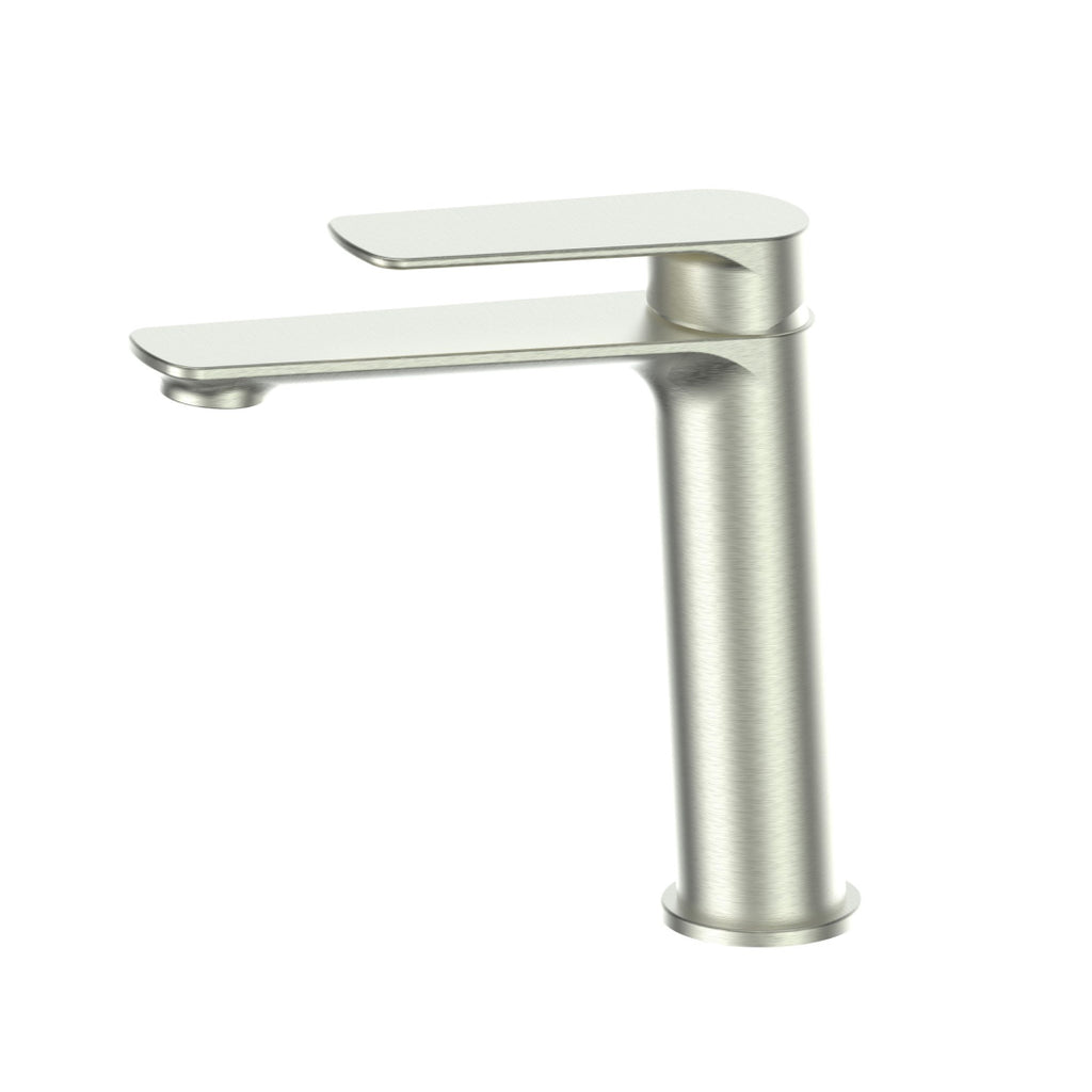 Greens Novi Mid Basin Mixer - Brushed Nickel - LF24203555BN