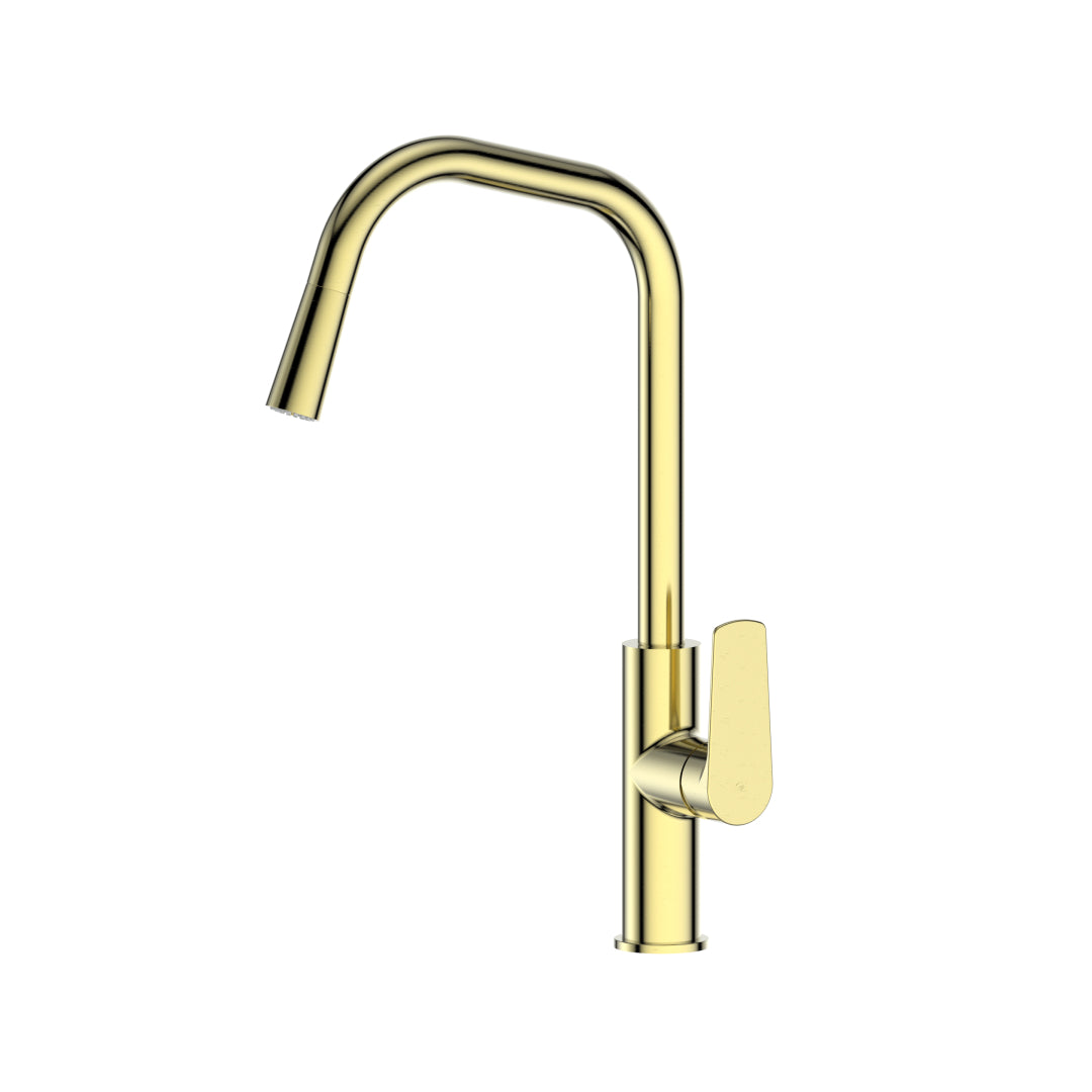 Greens Novi Pull-Down Sink Mixer Lead Free - Brushed Brass - LF24203542BB
