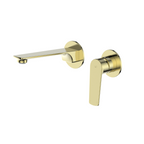 Greens Novi Wall Basin Mixer Lead Free - Brushed Brass - LF24203520BB