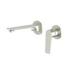 Greens Novi Wall Basin Mixer Lead Free - Brushed Nickel - LF24203520BN