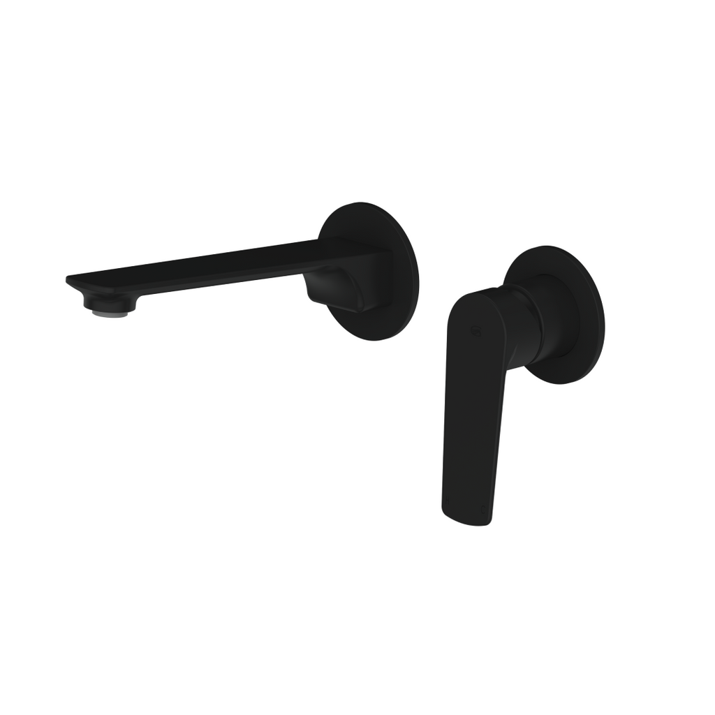 Greens Novi Wall Basin Mixer Lead Free - Matte Black - LF24203520MB