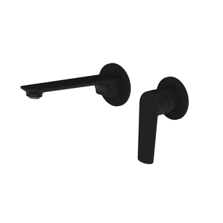 Greens Novi Wall Basin Mixer Lead Free - Matte Black - LF24203520MB