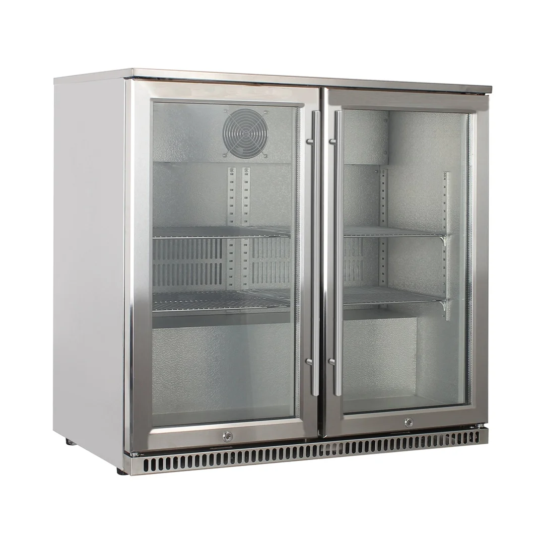 Omega 190L Outdoor Beverage Centre - Stainless Steel OBF190