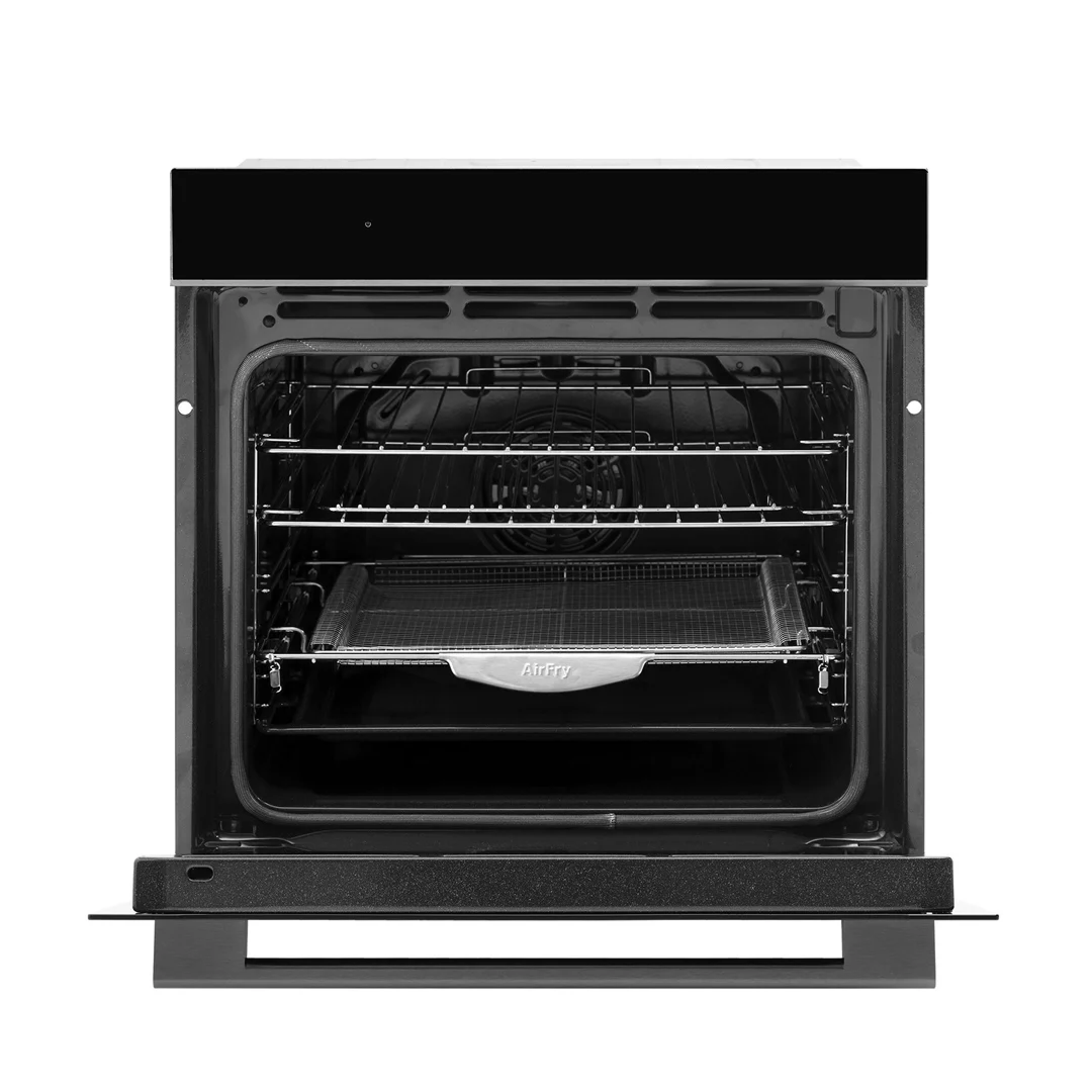 Omega 60cm 16 Function Pyrolytic Oven with AirFry - Midnight OBOP6016AM