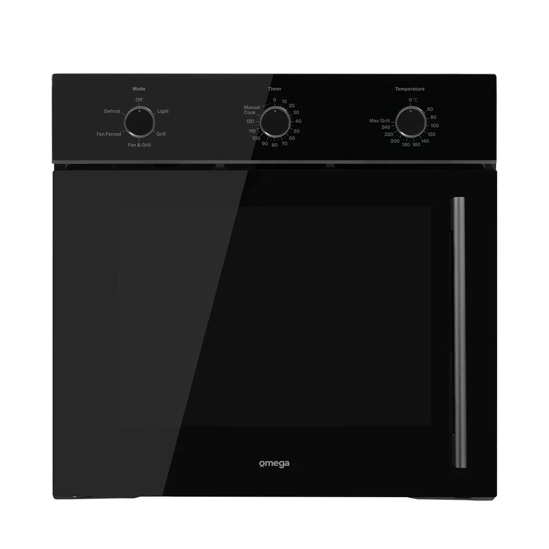 Omega 60cm 5 Function Side-opening Oven (LHS Hinge) - Midnight OBOS605ML