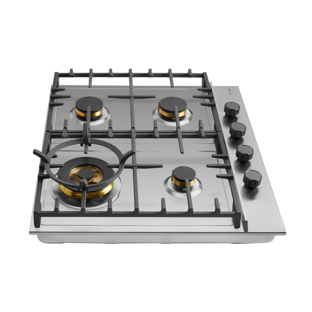 Omega 60cn 4 Burner Gas Cooktop - Stainless Steel OCG604WXCOM
