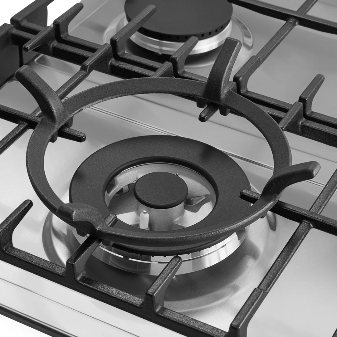 Omega 70cm Gas 5 Burner Cooktop - Stainless Steel OCG705WX