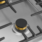 Omega 90cm 5 Burner Gas Cooktop - Stainless Steel OCG905WXCOM