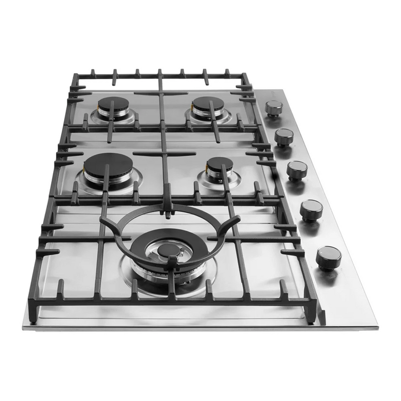Omega 90cm 5 Burner Gas Cooktop - Stainless Steel OCG905WX