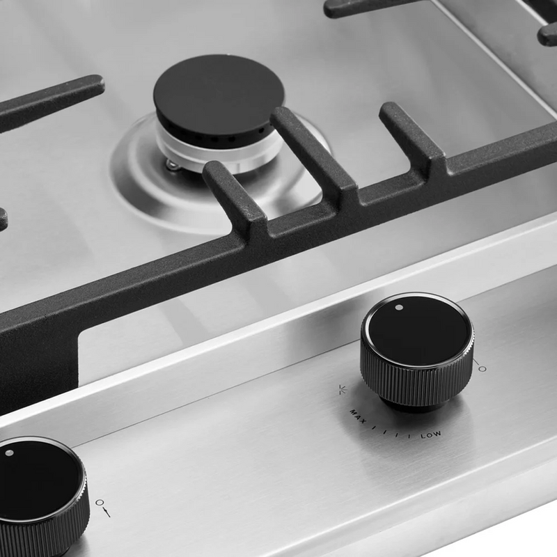 Omega 90cm 5 Burner Gas Cooktop - Stainless Steel OCG905WX