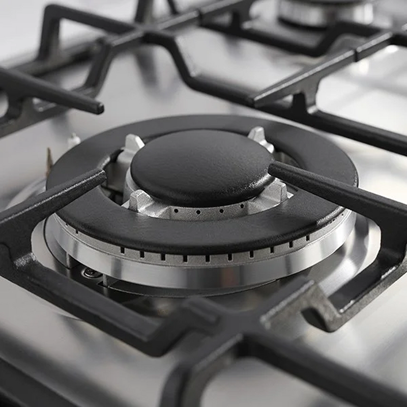 Omega 90cm 5 Burner Gas Cooktop - Stainless Steel OCG95XTGG