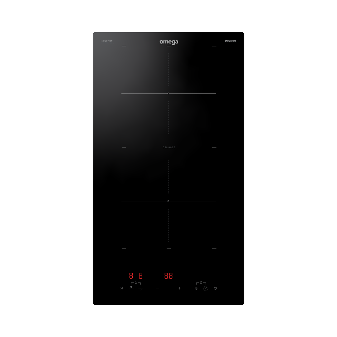 Omega 30cm 3 Zone Induction Cooktop with Touch Controls - OCI302TCOM