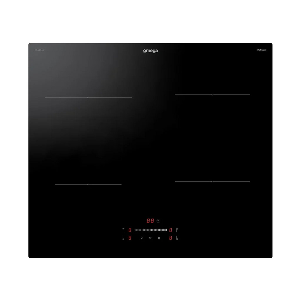 Omega 60cm 4 Zone Induction Cooktop with Touch Controls - OCI604TCOM