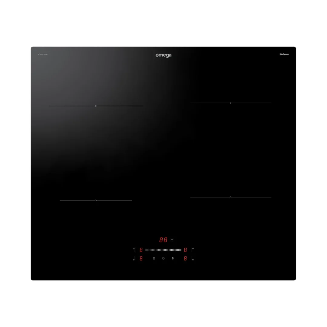 Omega 60cm 4 Zone Induction Cooktop with Touch Controls - OCI604TCOM