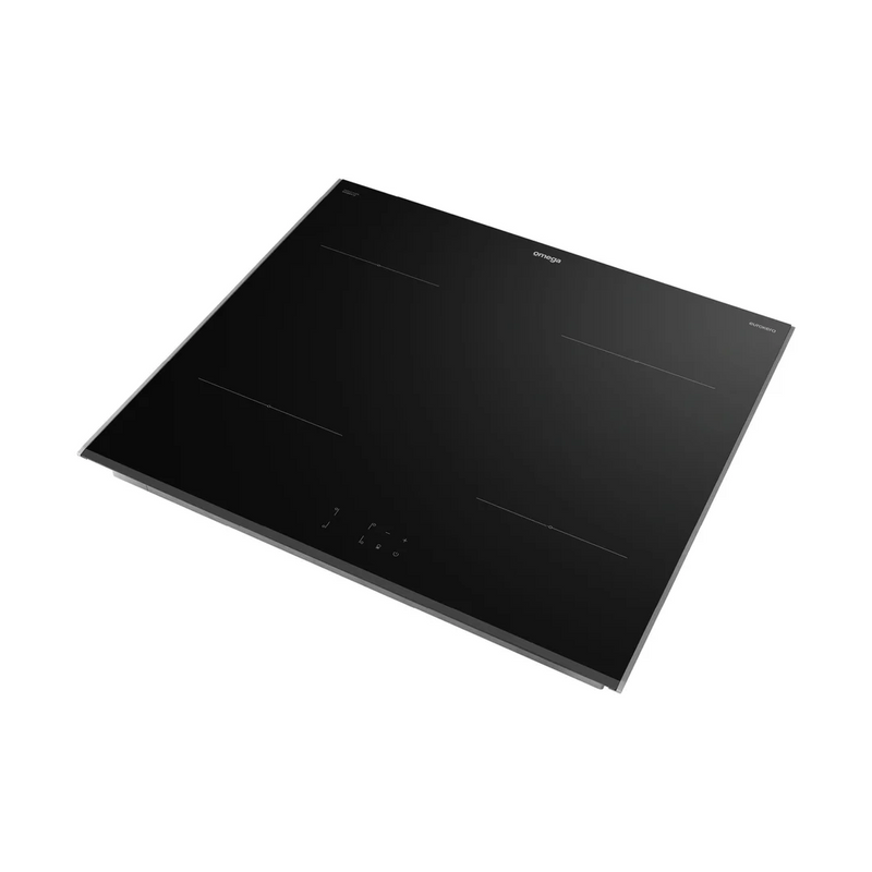 Omega 60cm 4 Zone Induction Touch Control Cooktop - Black Glass OCI604TZ