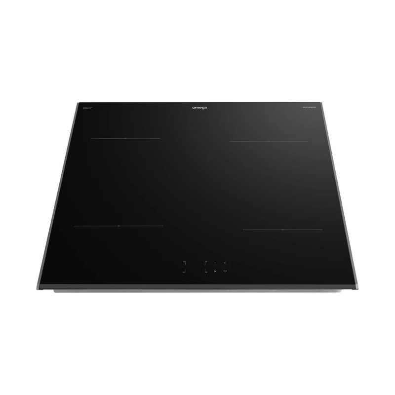 Omega 60cm 4 Zone Induction Touch Control Cooktop - Black Glass OCI604TZ