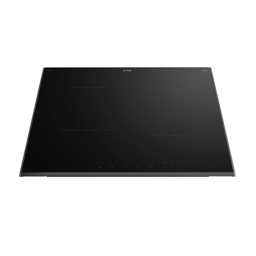 Omega 70cm 4 Zone Induction Cooktop - Ceramic Black Glass OCI704PPTZ