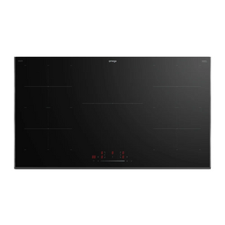 Omega 90cm 5 Zone Induction Cooktop with BridgeZones - Ceramic Black Glass OCI903FTZ