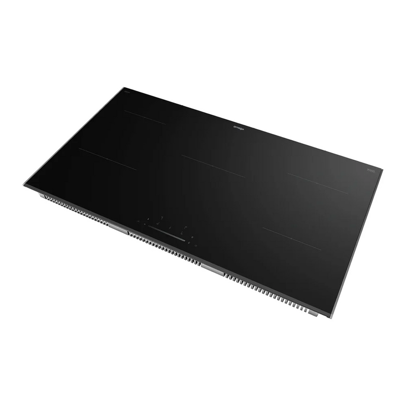 Omega 90cm 5 Zone Induction Cooktop with BridgeZones - Ceramic Black Glass OCI903FTZ