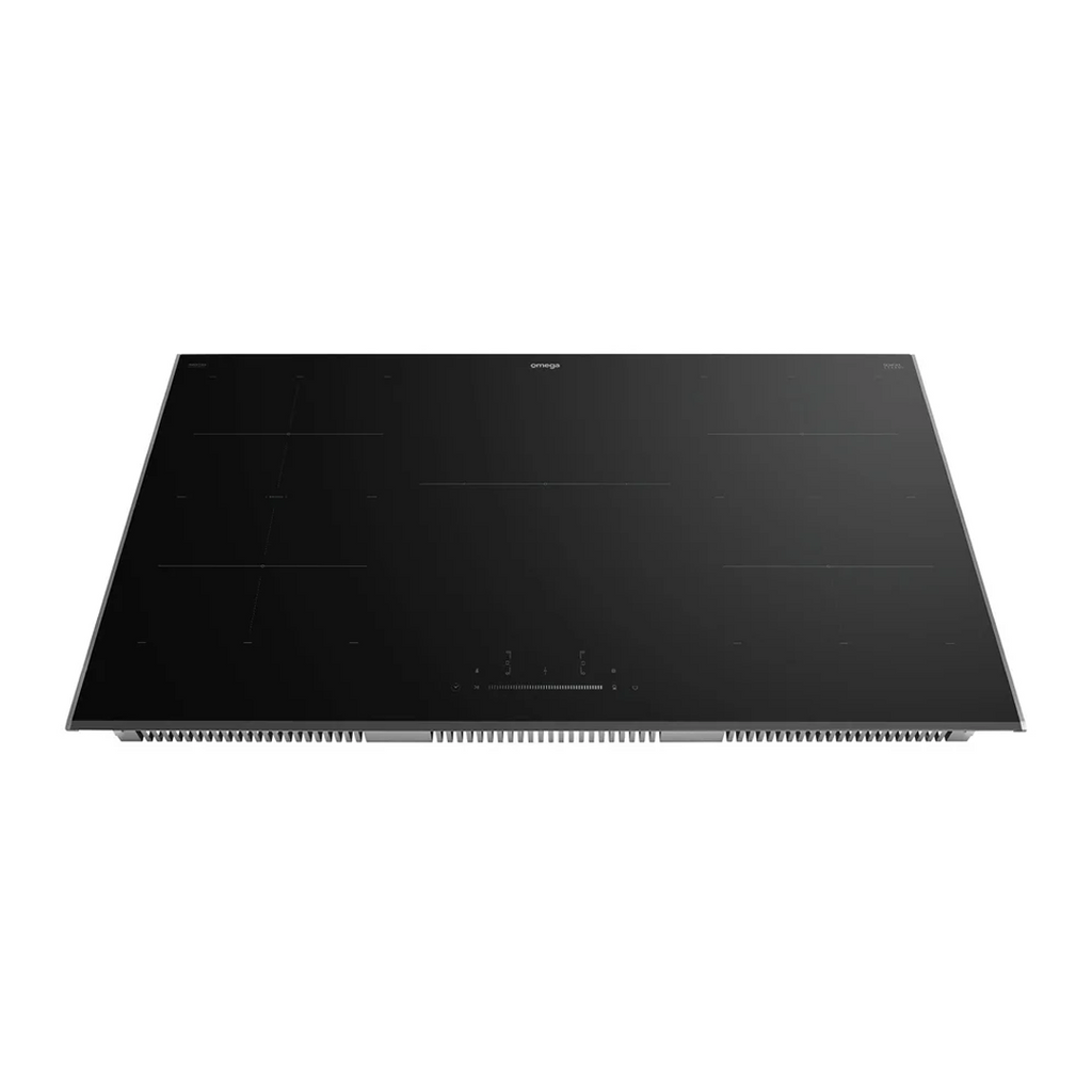 Omega 90cm 5 Zone Induction Cooktop with BridgeZones - Ceramic Black Glass OCI903FTZ