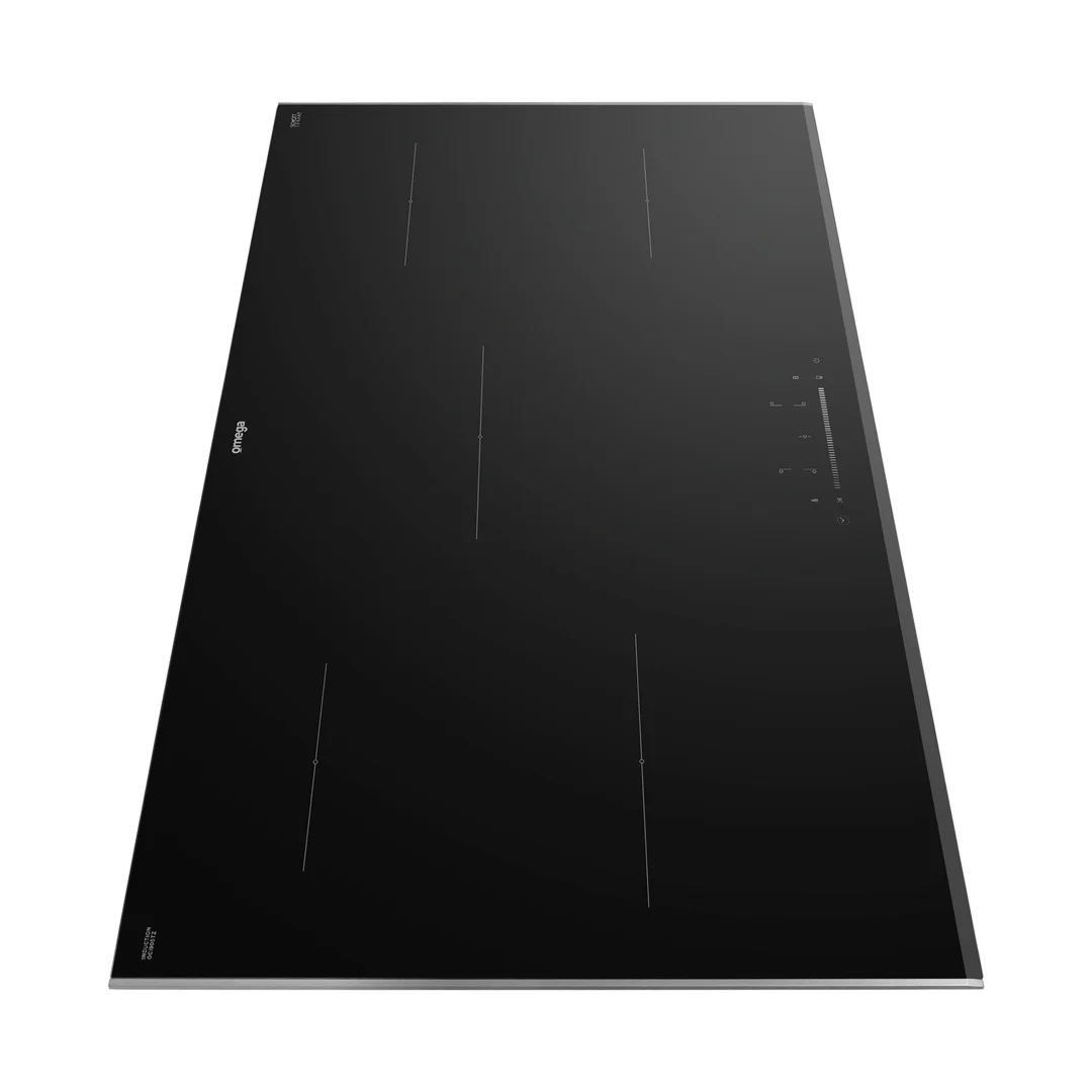 Omega 90cm 5 Zone Induction Cooktop - Ceramic Black Glass OCI905TZ