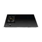 Omega 90cm Hybrid 5 Zone Cooktop Gas & Induction - Black Ceramic Glass - OCIG905B