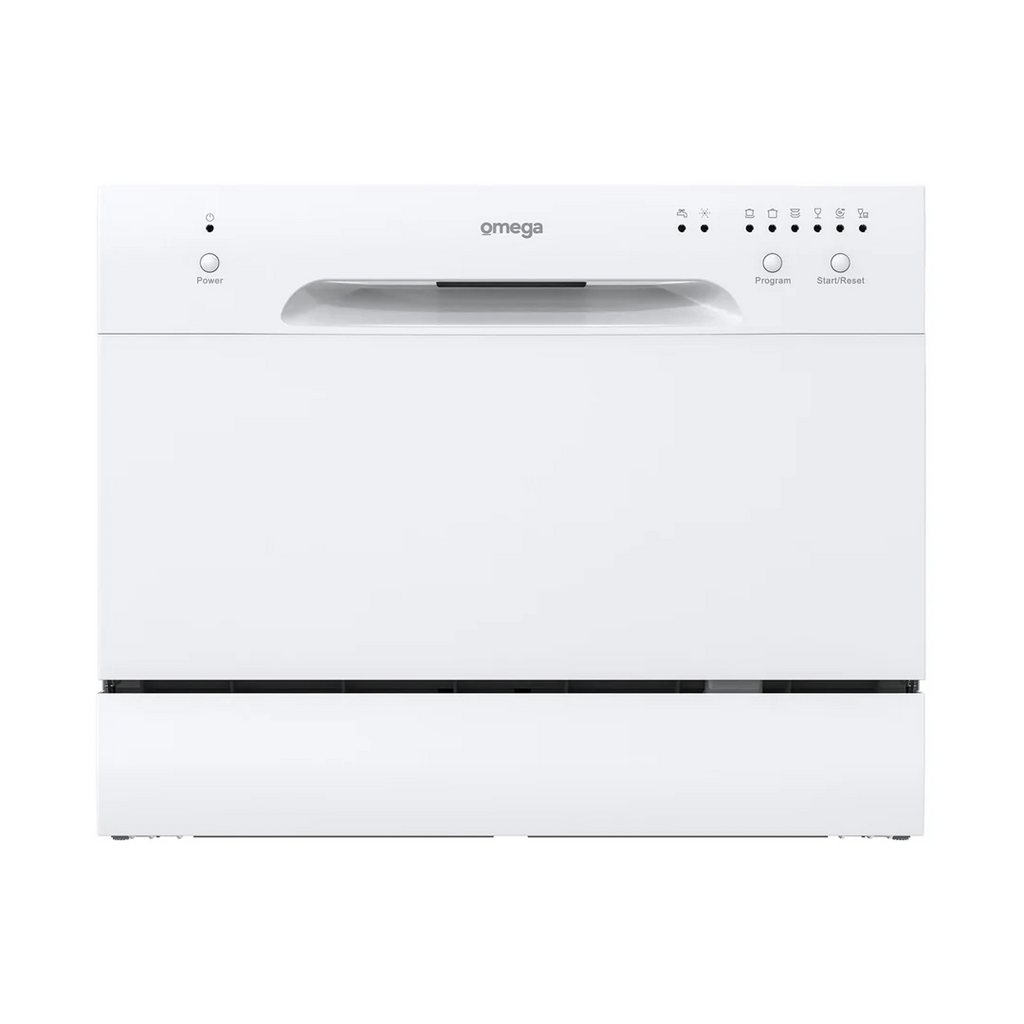 Omega 55cm Benchtop Dishwasher - White ODW101W