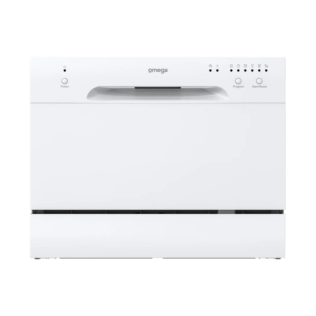 Omega 55cm Benchtop Dishwasher - White ODW101W