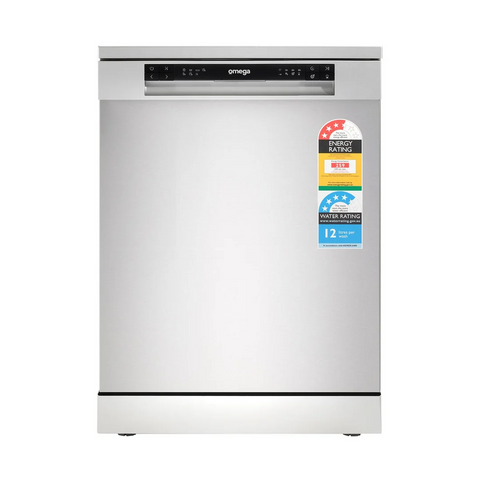 Omega 60cm Freestanding Dishwasher - Stainless Steel ODWF6014X