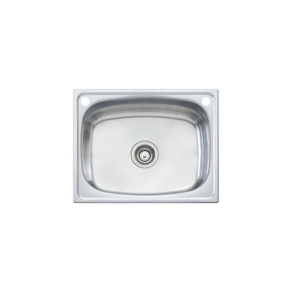 Oliveri Laundry 45L Tub with Rinse Bypass and Overflow | TI45S-OF - TI45S/OF