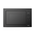 Omega 28L Built-In Frameless Microwave - Black Glass OM28BF