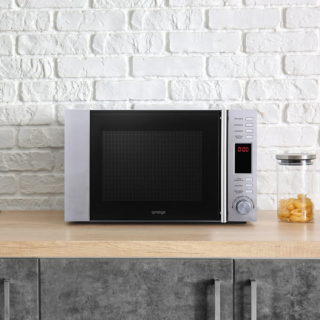 Omega 30L Grill & Convection Stainless Steel Microwave - OM30CX