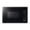 Omega 25L Integrated Microwave - Black Glass OMW25B