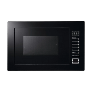 Omega 25L Integrated Microwave - Black Glass OMW25B