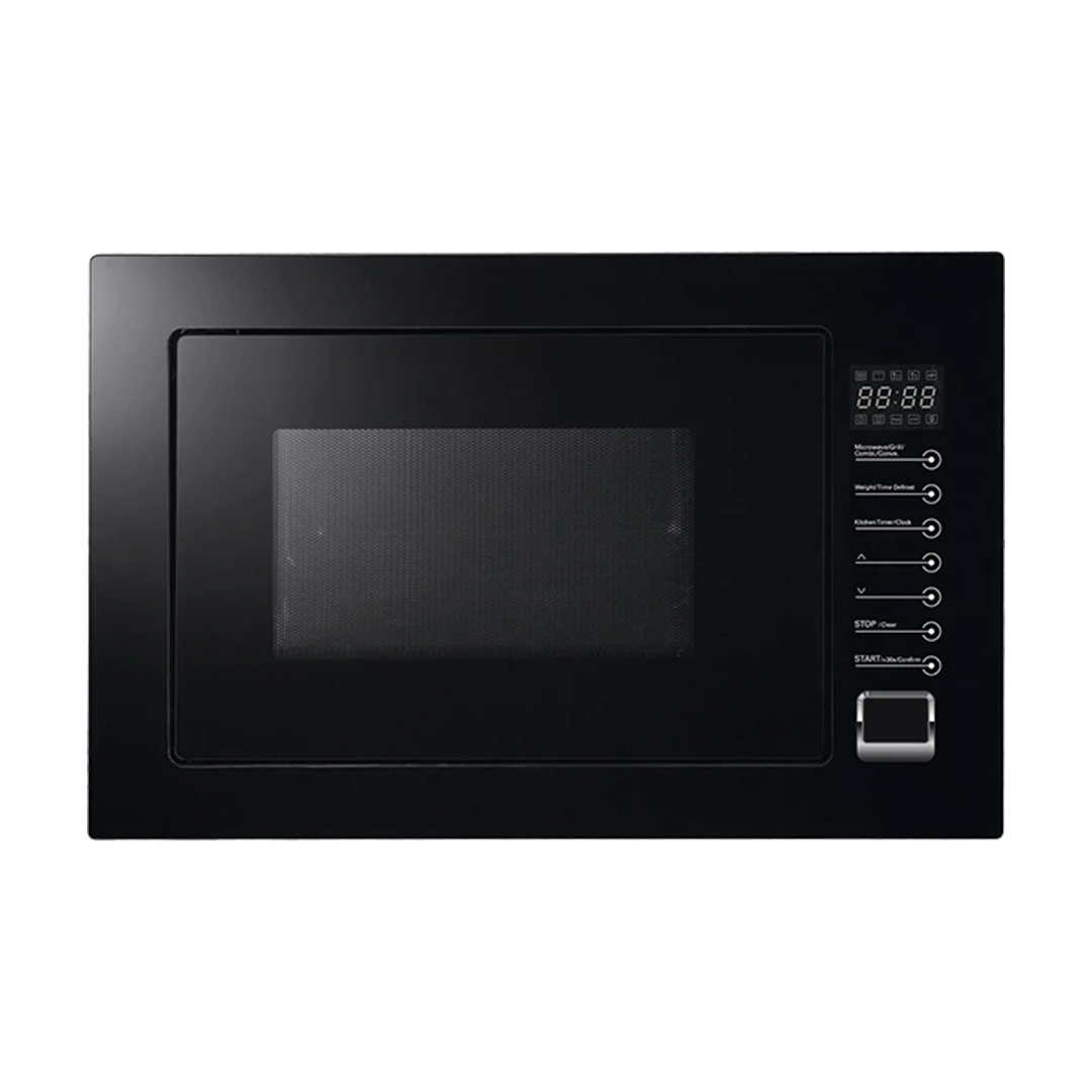 Omega 25L Integrated Microwave - Black Glass OMW25B