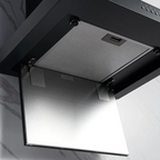Omega 60cm Canopy Rangehood - Matte Black ORC60MB