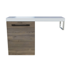Timberline Oscar Wall Hung Vanity with Top & Basin 800mm Top - Left Offset - OSCV8040LNANW