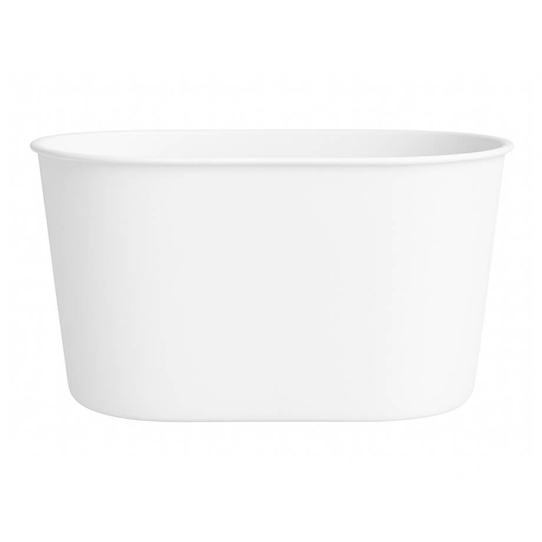 Turner Hastings Onwa 111 X 74 TitanCast Bath - Satin Silk White OW1114TCB