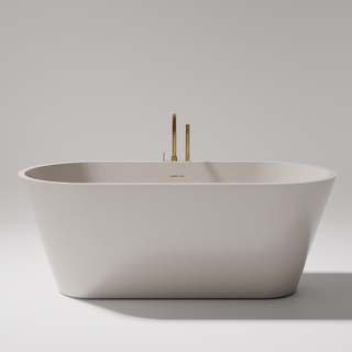 Pietra Bianca Olive 1700mm Freestanding Bath - White Matte - PB4012-WM