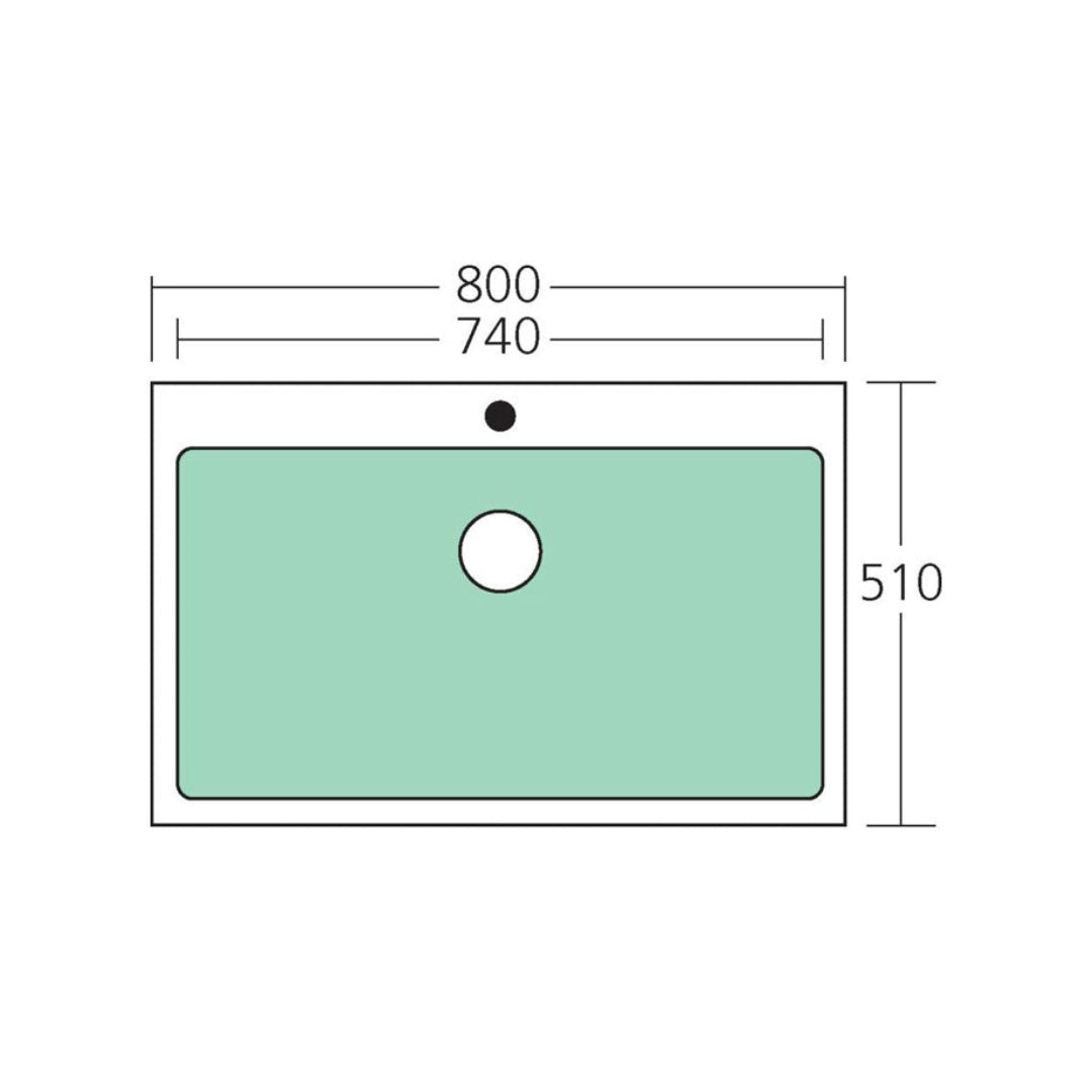 Oliveri Apollo Mega Single Bowl Sink AP1491