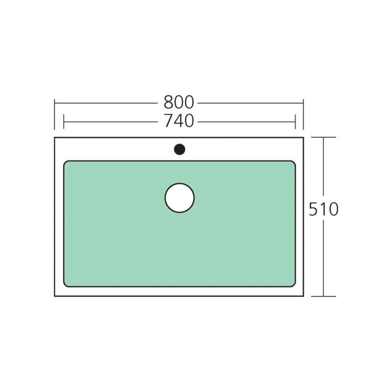 Oliveri Apollo Mega Single Bowl Sink AP1491