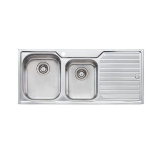 Oliveri Diaz 1 & 3-4 Left Hand Inset Sink & Drainer DZ111 - DZ111 1TH
