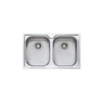 Oliveri Diaz Double Bowl Topmount Sink DZ163 - DZ163 1TH